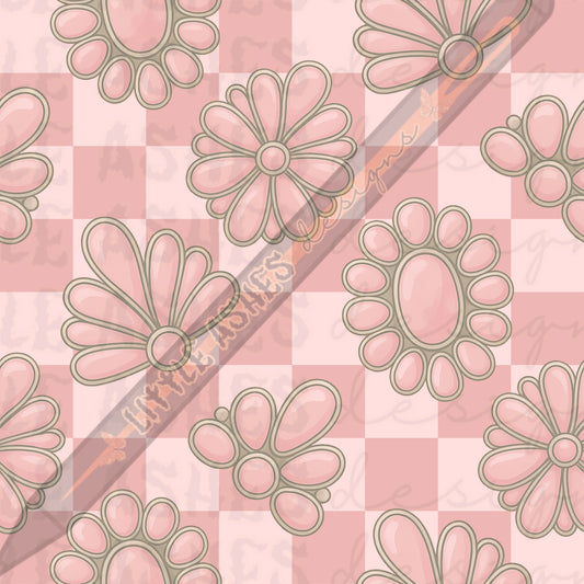 Pink check and jewels (mystery)