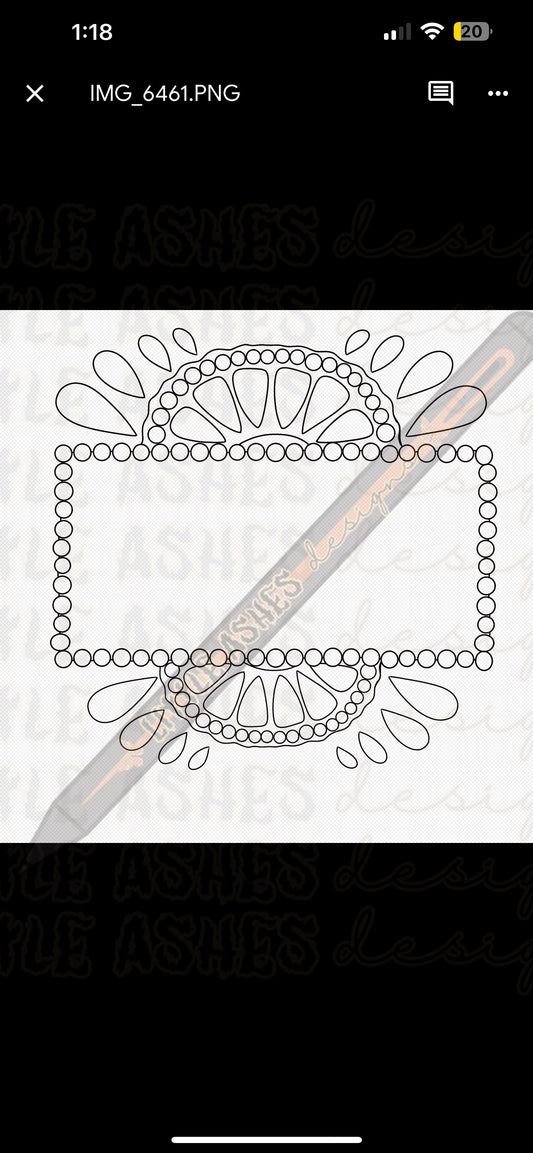 Western clipart and template
