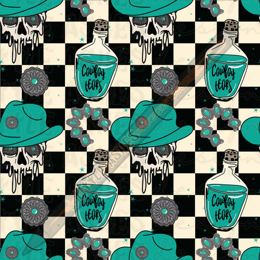 Checkered cowboy tears