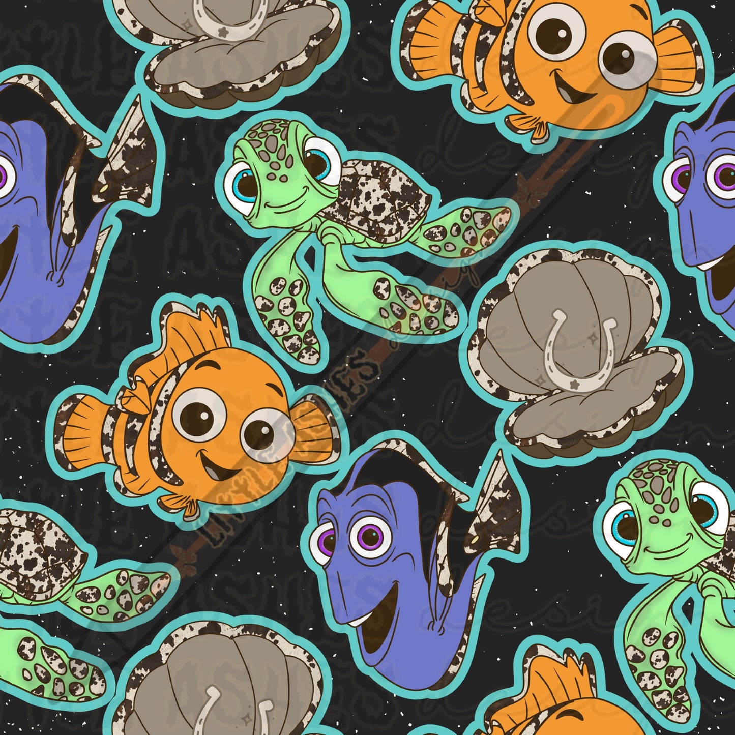 Western ocean cartoon