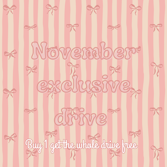 November’s exclusive drive