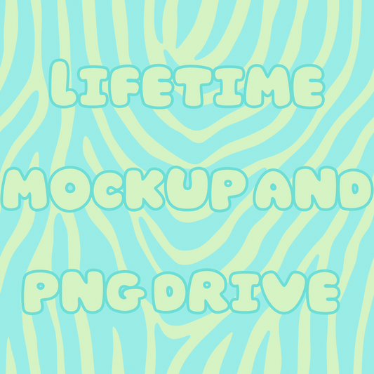 Lifetime mockup and png drive