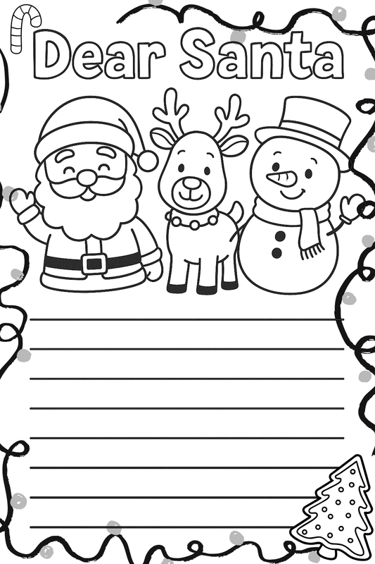 Dear Santa worksheets