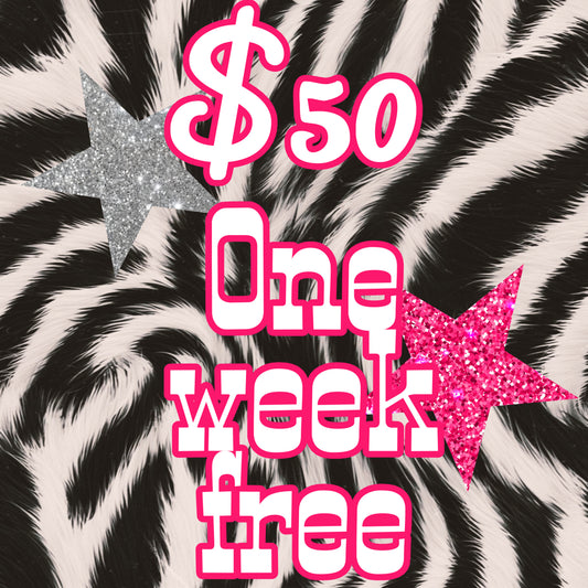 One week free