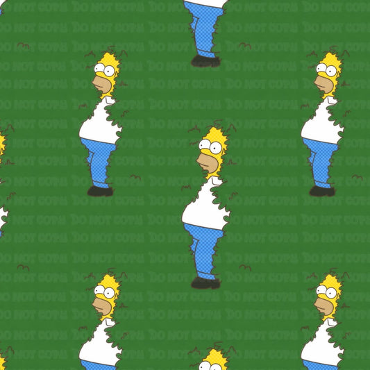 Homer in bushes