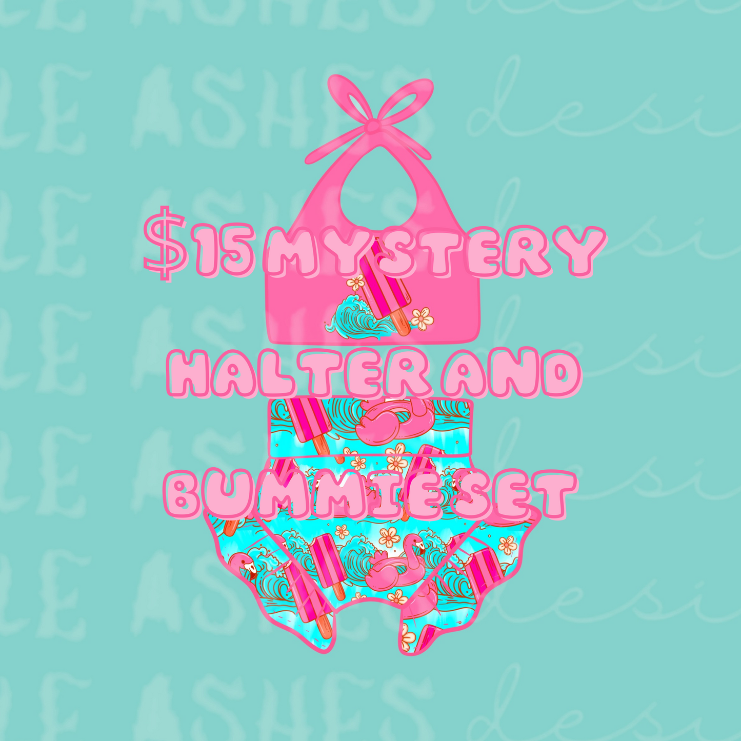 Mystery bummie and halter set