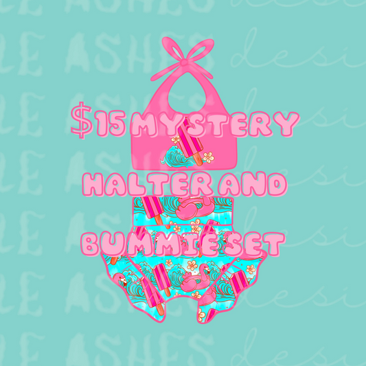 Mystery bummie and halter set