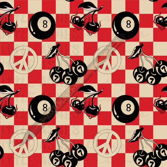 Red colorway lucky 8