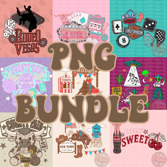 Boots & backroads collab png bundle
