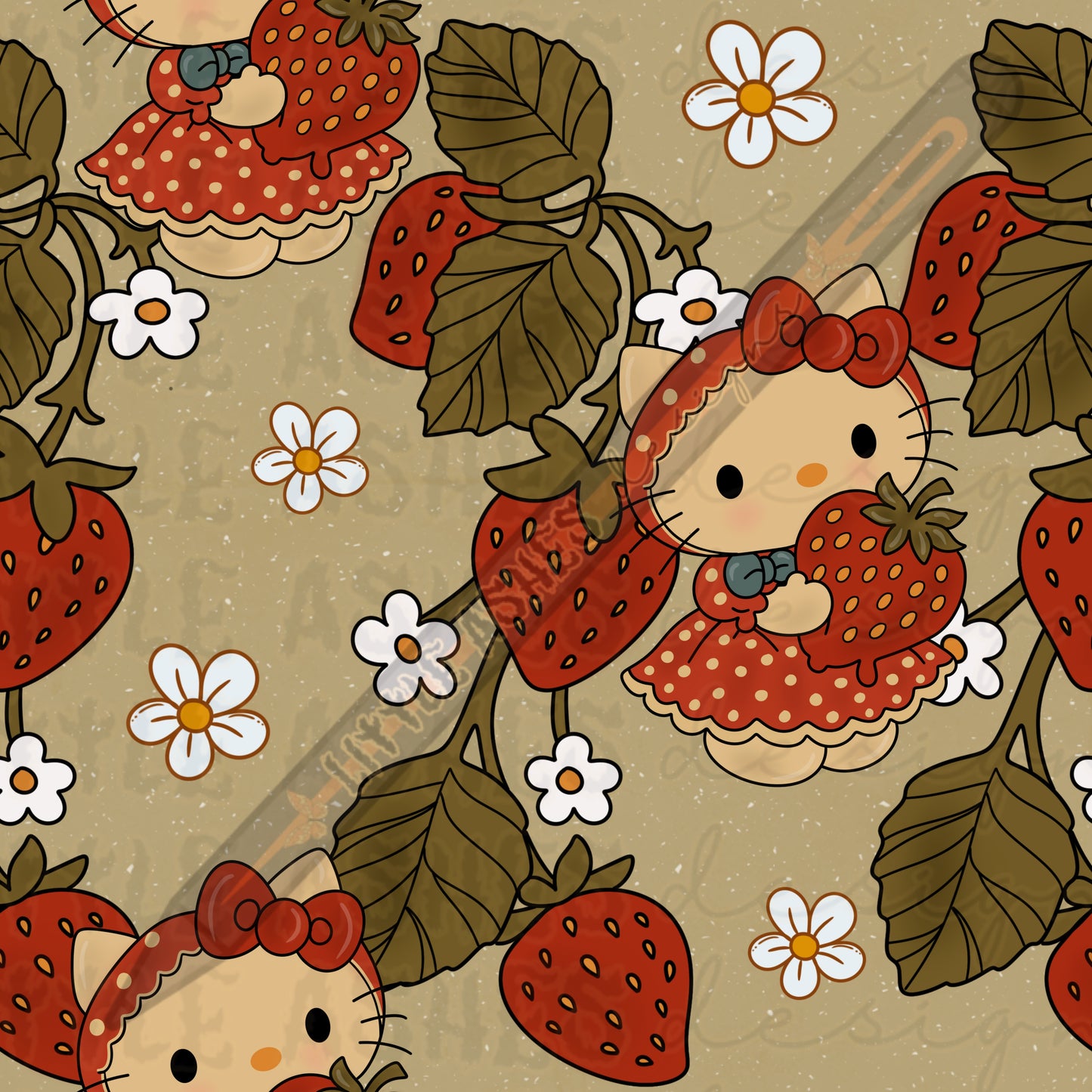 Strawberry kitty