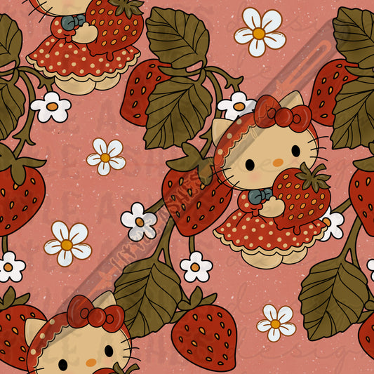 Strawberry kitty