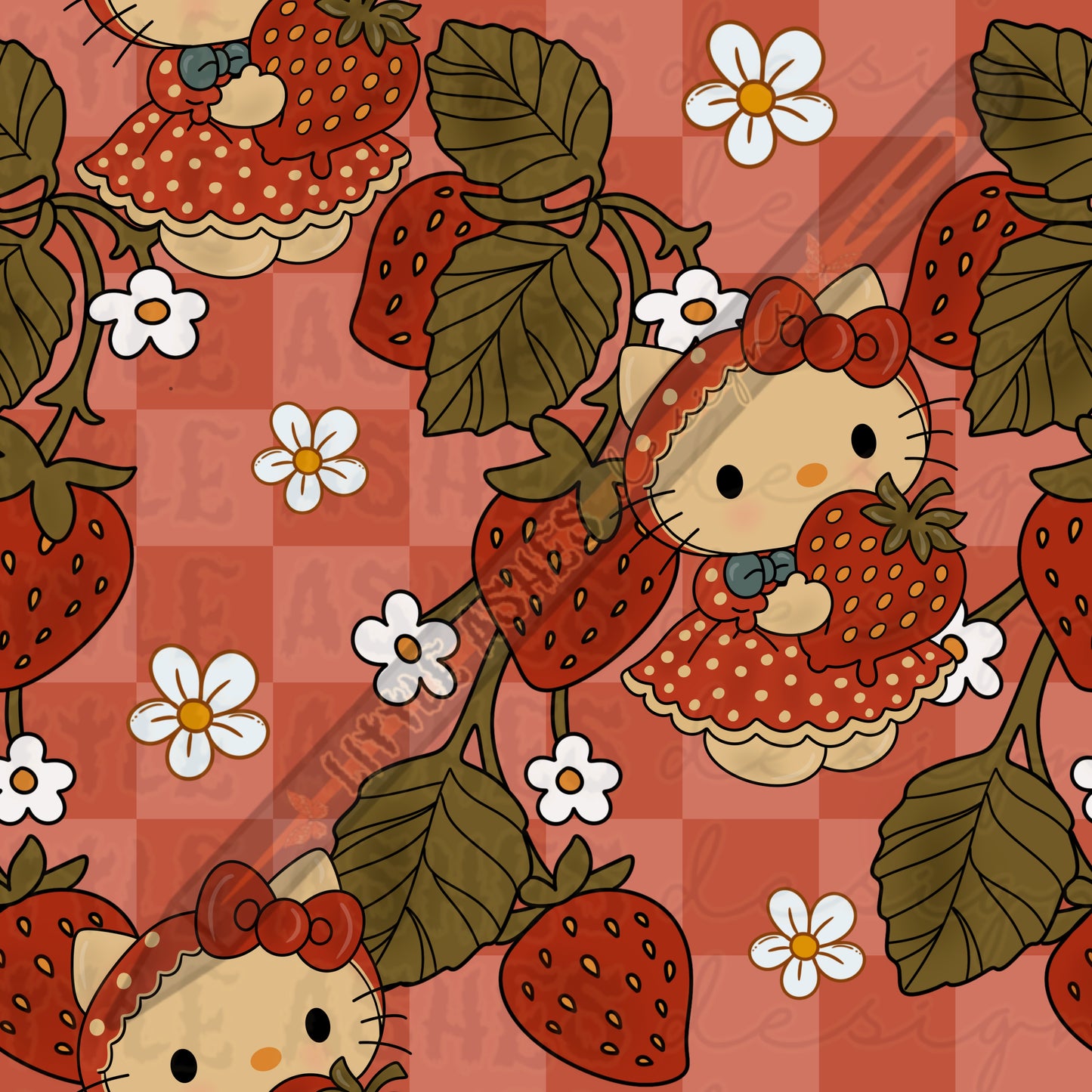 Strawberry kitty