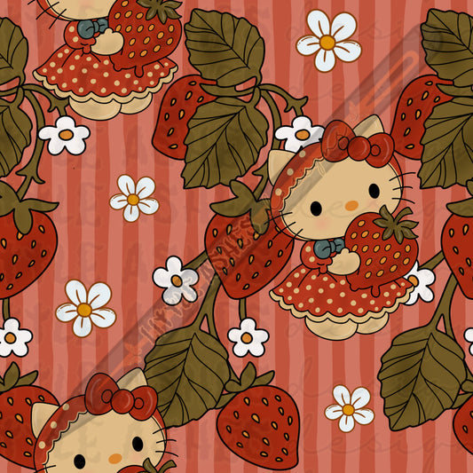 Strawberry kitty