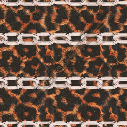 Cheetah and chains